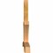 Ekena Millwork Davenport Rough Sawn Timber Gable Bracket, Western Red Cedar, 108"W x 45"H x 4"D x 4"F, 10/12 Pitch GBW108X45X0404DAV00RWR - alternate 5